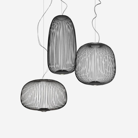 Modern Sculptural Metal LED Pendant Light for Dining and Living Rooms