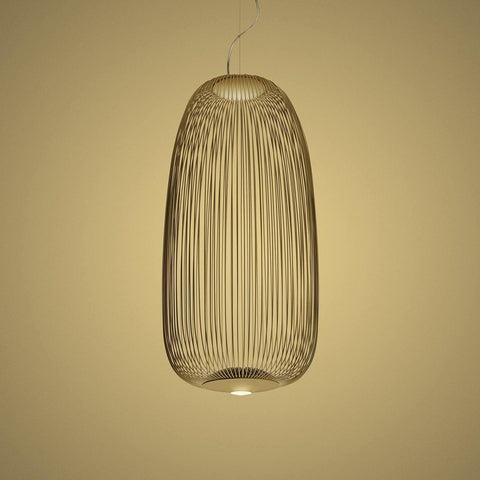 Modern Sculptural Metal LED Pendant Light for Dining and Living Rooms