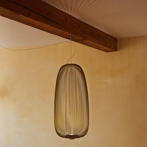 Modern Sculptural Metal LED Pendant Light for Dining and Living Rooms