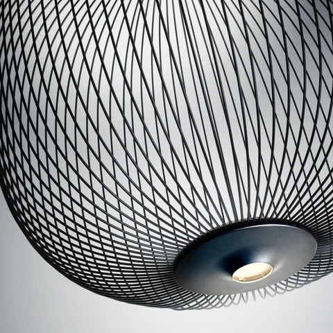 Modern Sculptural Metal LED Pendant Light for Dining and Living Rooms