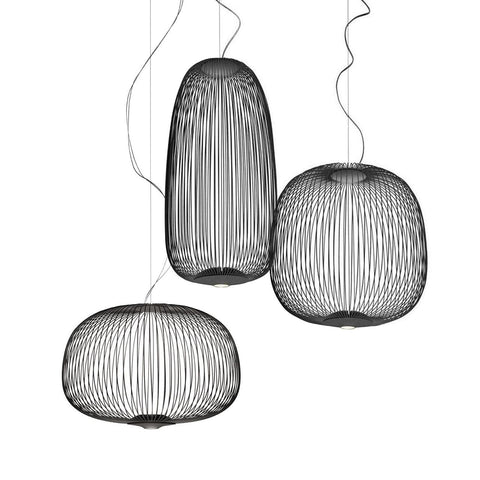 Modern Sculptural Metal LED Pendant Light for Dining and Living Rooms