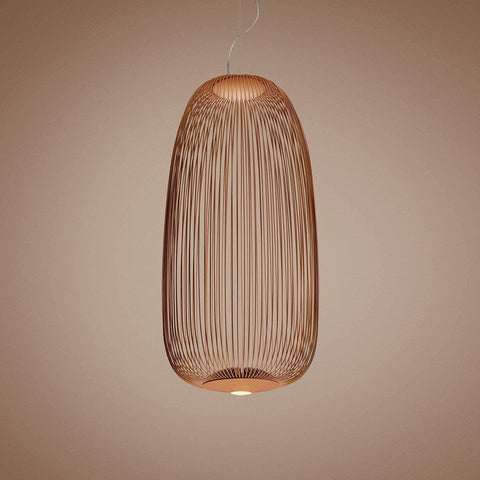 Modern Sculptural Metal LED Pendant Light for Dining and Living Rooms