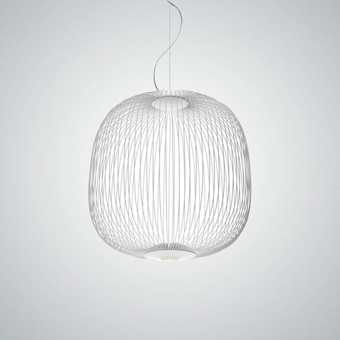 Modern Sculptural Metal LED Pendant Light for Dining and Living Rooms