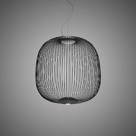 Modern Sculptural Metal LED Pendant Light for Dining and Living Rooms