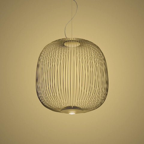 Modern Sculptural Metal LED Pendant Light for Dining and Living Rooms