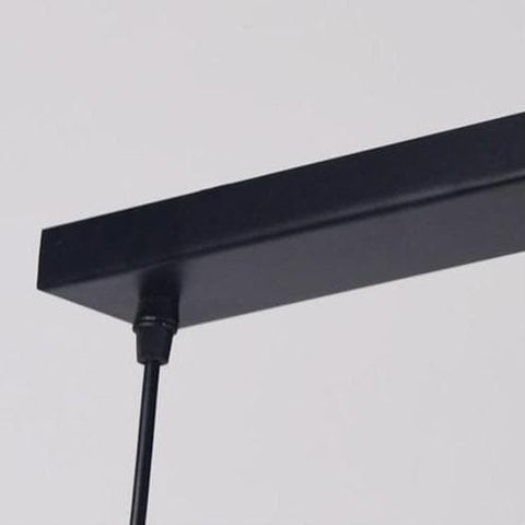 Pendant Light with Layered Wood and Aluminum Shade and Cord Options