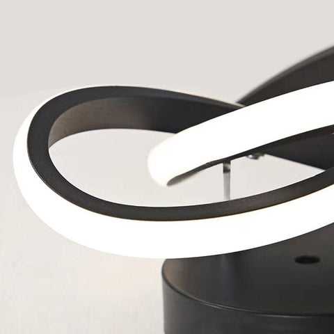 Interlocking Ring LED Flush Mount Ceiling Light with 3 Light Modes