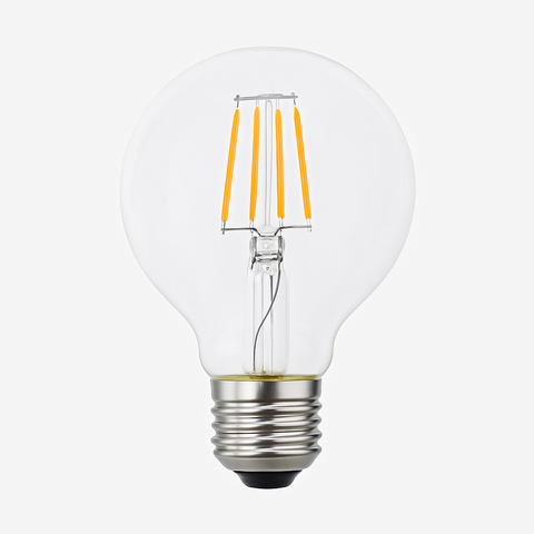 E27 LED Filament Globe Bulb for Pendant and Sconce Lighting for Home