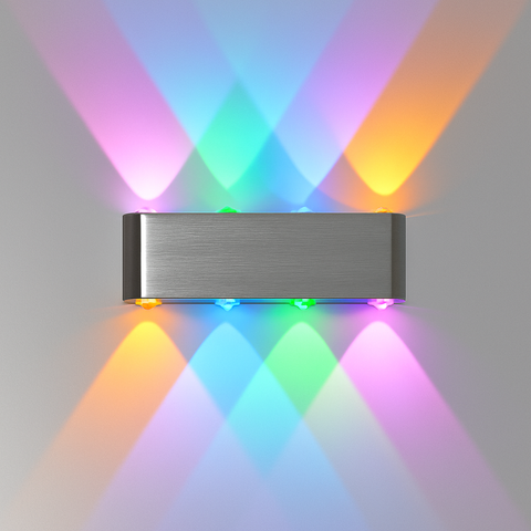 Integrated LED Wall Sconce with Up-and-Down Light for Home Interiors