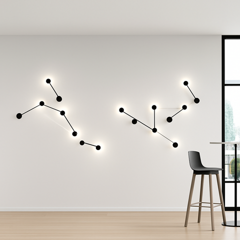 Sculptural LED Wall Sconce for Modern Indirect Interior Accent Lighting