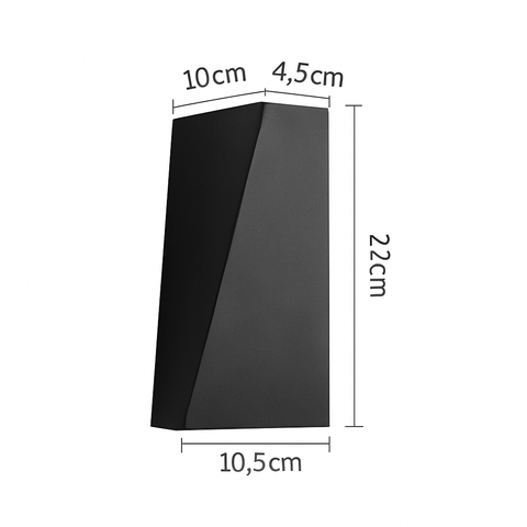 Cube LED Wall Sconce for Hallway and Architectural Accent Lighting