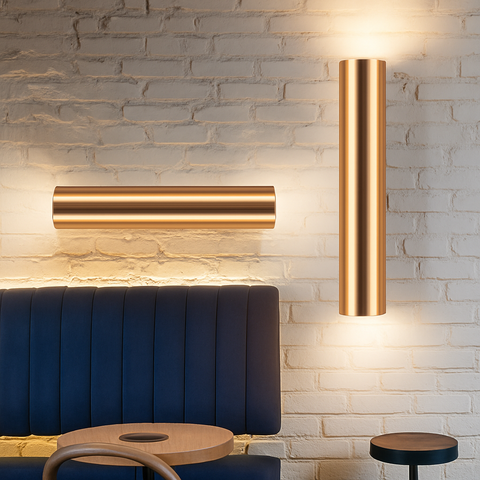 Cylindrical LED Wall Sconce for Hallway and Bedroom Accent Light