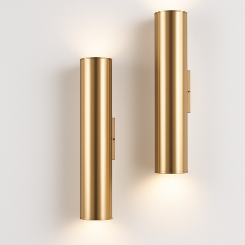Cylindrical LED Wall Sconce for Hallway and Bedroom Accent Light
