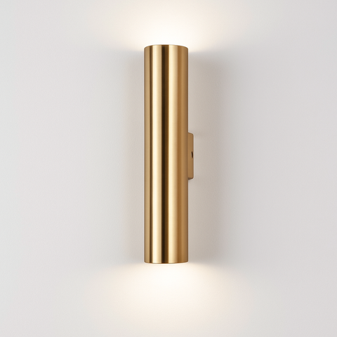 Cylindrical LED Wall Sconce for Hallway and Bedroom Accent Light