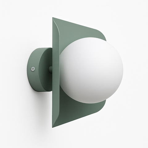 Globe Wall Sconce for Bedside and Hallway Accent Lighting for Home