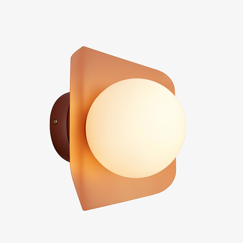 Globe Wall Sconce for Bedside and Hallway Accent Lighting for Home