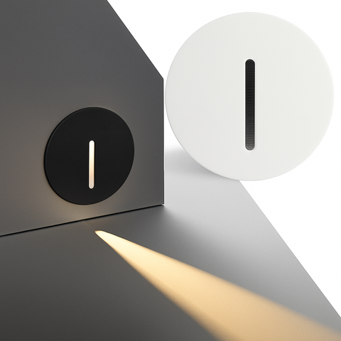 PIR Sensor LED Wall Light with Integrated Night Light for Hallways