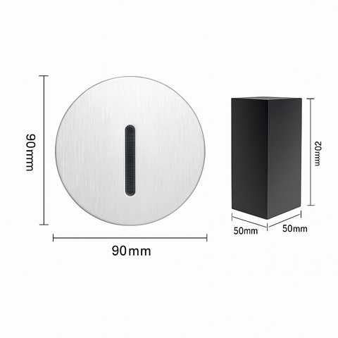 PIR Sensor LED Wall Light with Integrated Night Light for Hallways