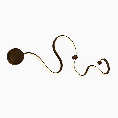 Sculptural Flexible LED Wall Light for Artistic Interior Illumination