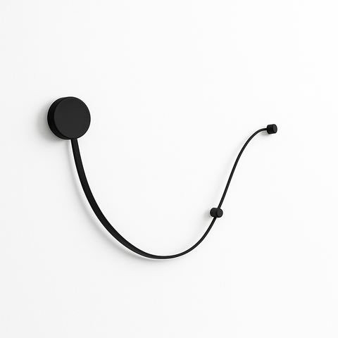 Sculptural Flexible LED Wall Light for Artistic Interior Illumination