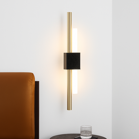 Linear LED Wall Sconce for Vanity and Hallway Accent Lighting for Home