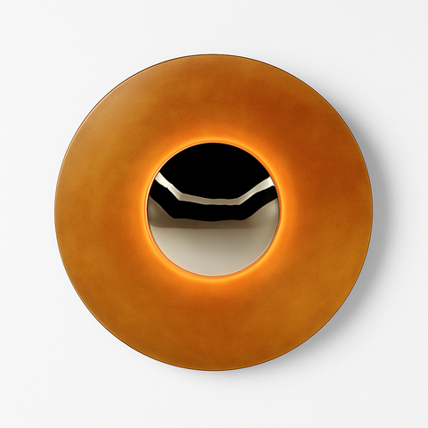 Round Disc LED Wall Sconce for Hallway and Bedroom Accent Lighting