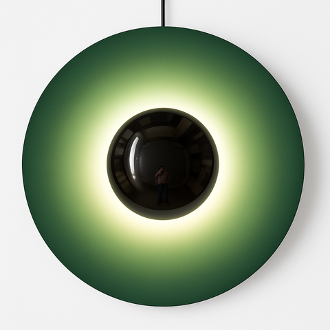 Round Disc LED Wall Sconce for Hallway and Bedroom Accent Lighting