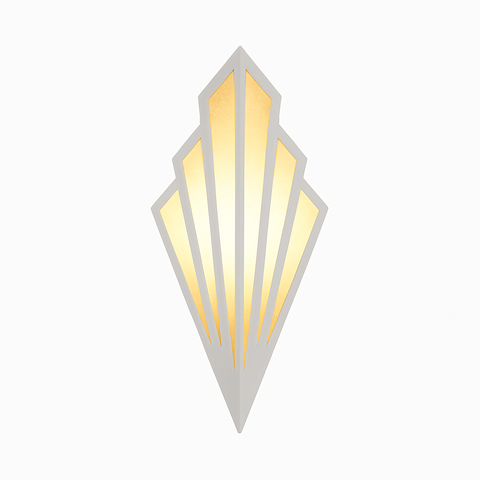 Triangular LED Wall Sconce for Bedroom and Hallway Accent Lighting
