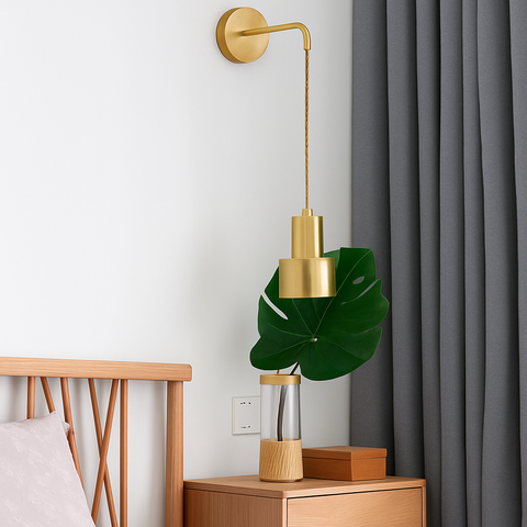 Hanging Wall Sconce for Bedside and Reading Accent Lighting for Home