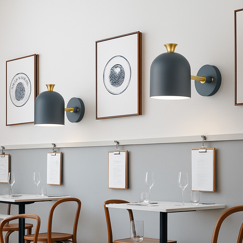 Adjustable Dome Wall Sconce for Bedside and Interior Accent Lighting