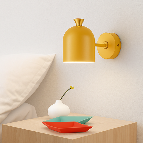 Adjustable Dome Wall Sconce for Bedside and Interior Accent Lighting