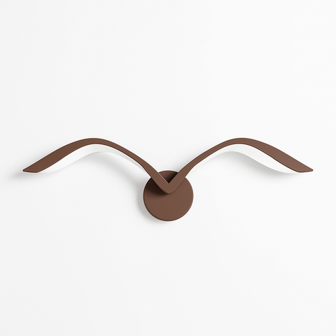 Seagull-Shaped Acrylic LED Wall Light with Curved Profile for Homes