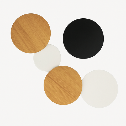 Round Eclipse LED Wall Light for Bedroom and Hallway Ambience for Home