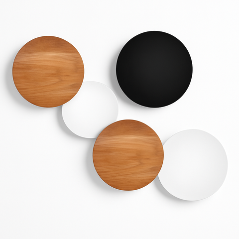Round Eclipse LED Wall Light for Bedroom and Hallway Ambience for Home
