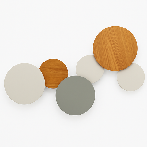 Round Eclipse LED Wall Light for Bedroom and Hallway Ambience for Home