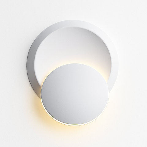 Adjustable Round LED Wall Light for Reading and Accent Lighting