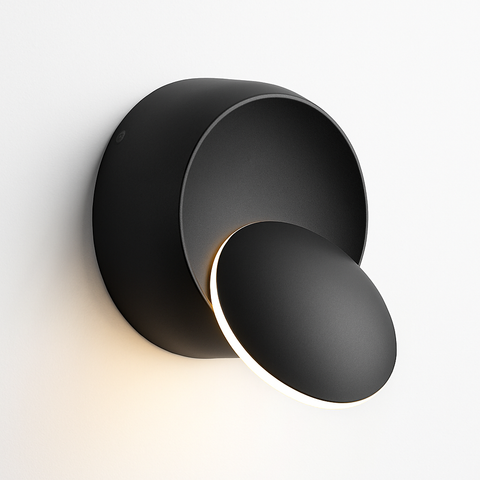 Adjustable Round LED Wall Light for Reading and Accent Lighting