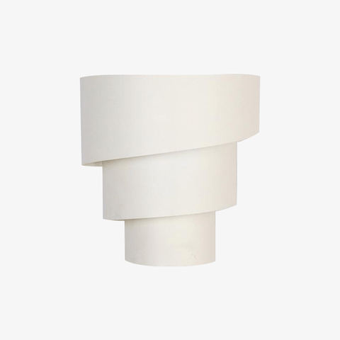 Layered Spiral LED Wall Sconce for Soft Interior Accent Lighting