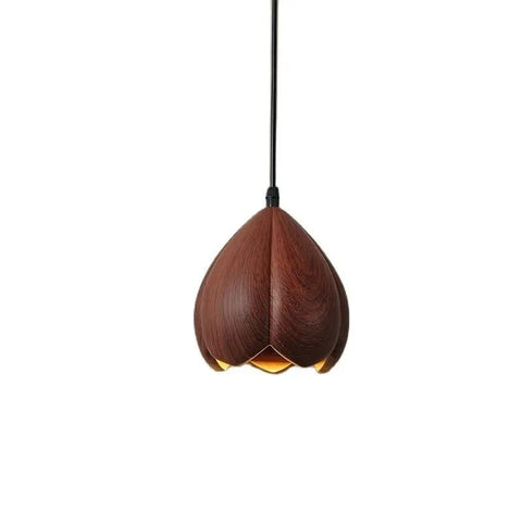 Petal-Shaped Resin Pendant Light for Bedroom and Dining Area Lighting