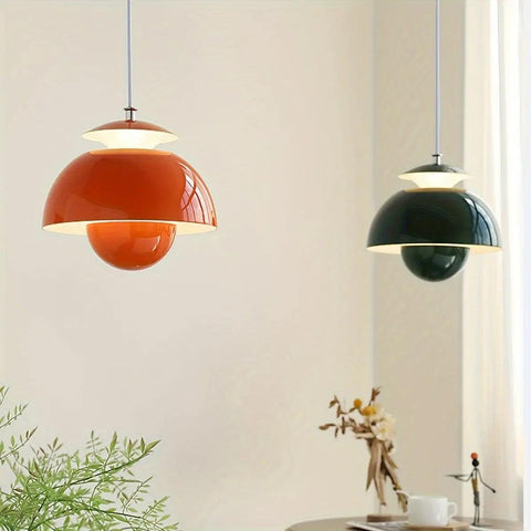 Layered Scandinavian Pendant Light for Dining and Living Room Lighting