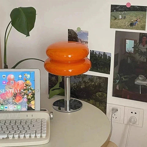 Retro Double Glass Table Lamp
