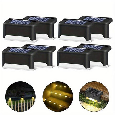 Solar-Powered LED Outdoor Wall Light with Automatic Dusk-to-Dawn Sensor