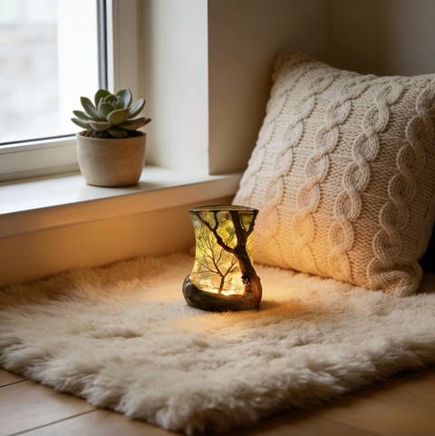 Nature-Inspired Tree Design LED Ambient Table Lamp for Cozy Spaces