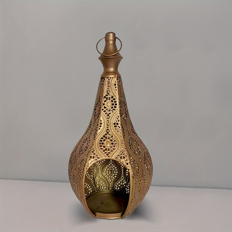 Moroccan Metal Lantern Table Lamp