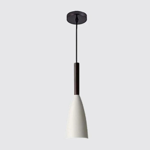 Nordic Wood and Aluminum Pendant Light for Kitchen Islands and Bedsides