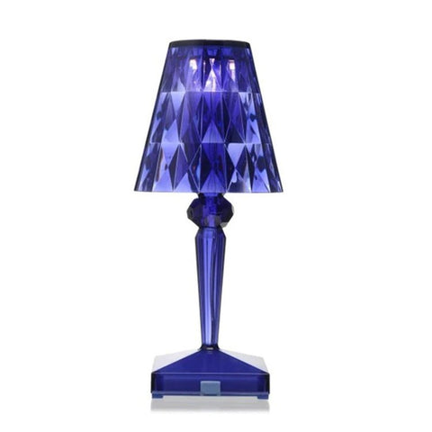 Rechargeable Crystal Table Lamp for Dining and Bedside Ambience