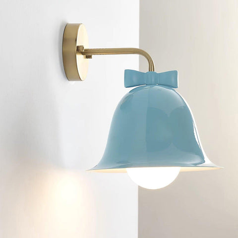 Bow-Shaped Mini Resin Wall Lamp for Bedroom or Hallway