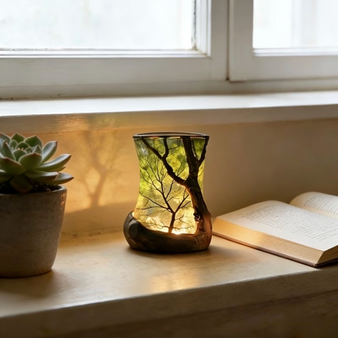 Nature-Inspired Tree Design LED Ambient Table Lamp for Cozy Spaces