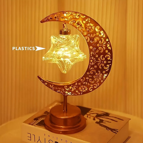 Crescent Moon LED Table Lamp