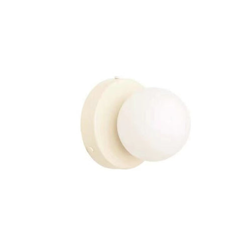 Modern Glass Globe Wall Sconce for Bedrooms, Hallways, and Dining Areas